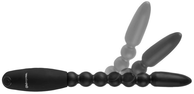 Flexibilní vibrační anální kuličky - kolík 18 cm